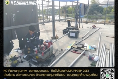 N.C.Engi﻿neering2017 - ออกแบบระบบลม  ติดตั้งปั๊มลมPUMA PP35P 2SET (5)